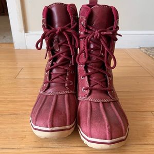 Red Insulated L.L. Bean Boots